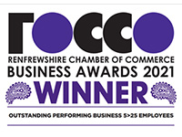 ROCCO Award Winner 2021 - Outstanding Performing Business 5-25 Employees